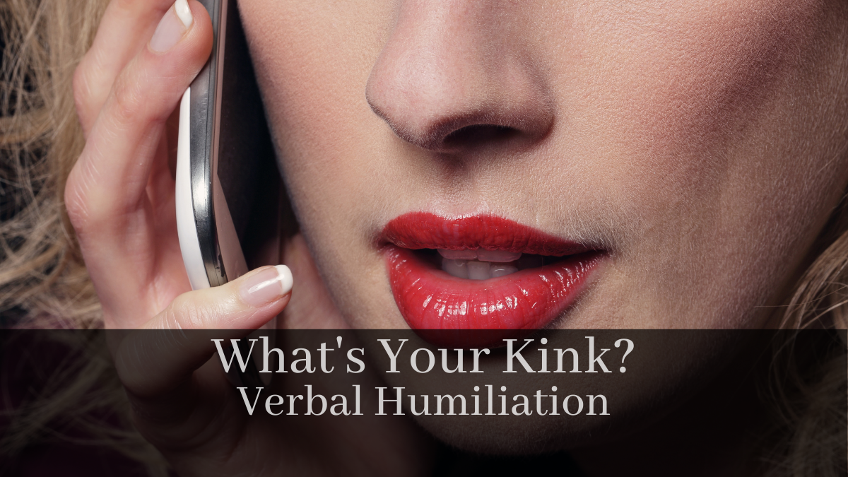 What’s Your Kink?: Verbal Humiliation