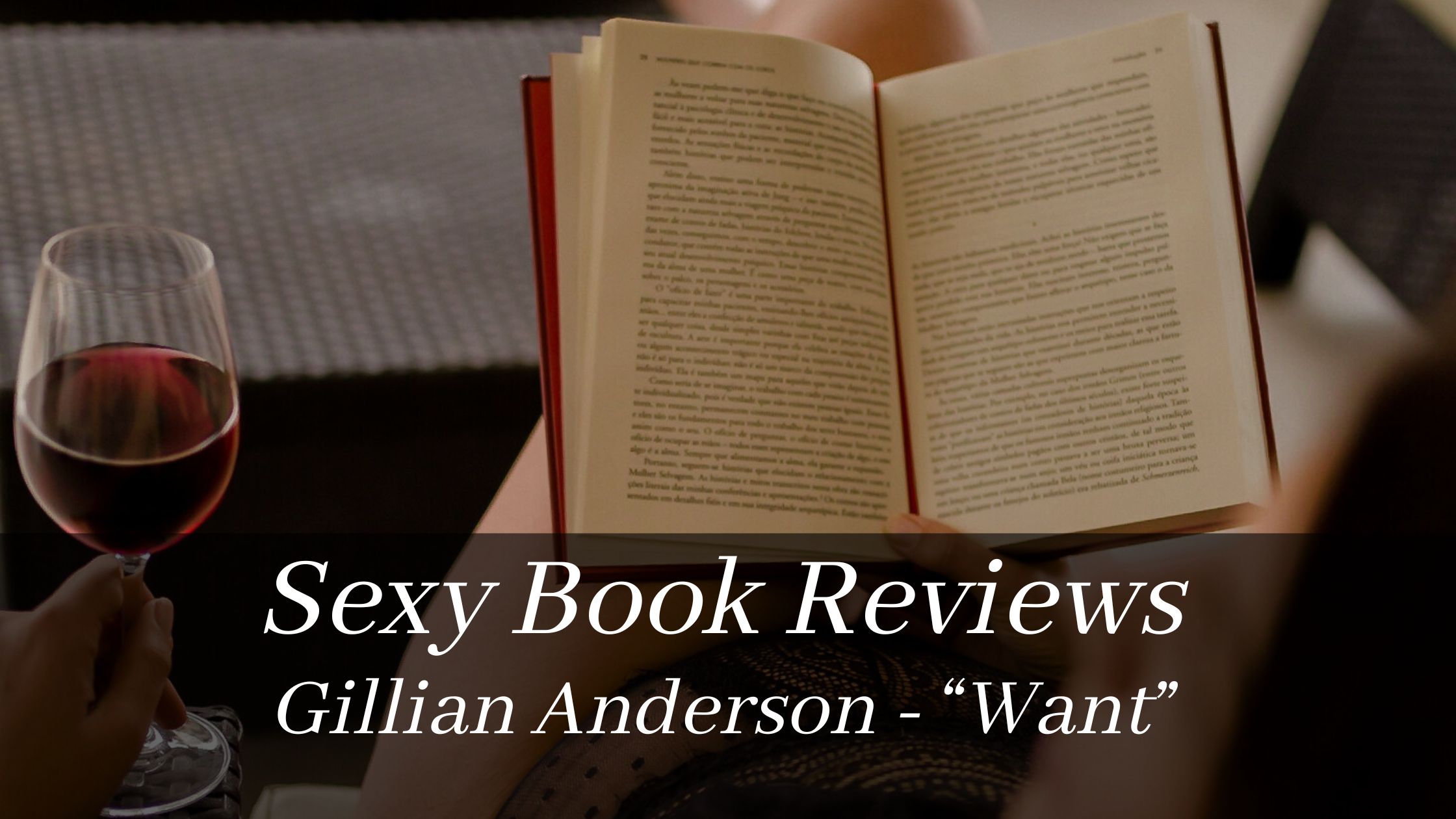 Sexy Book Review: Gillian Anderson “Want”