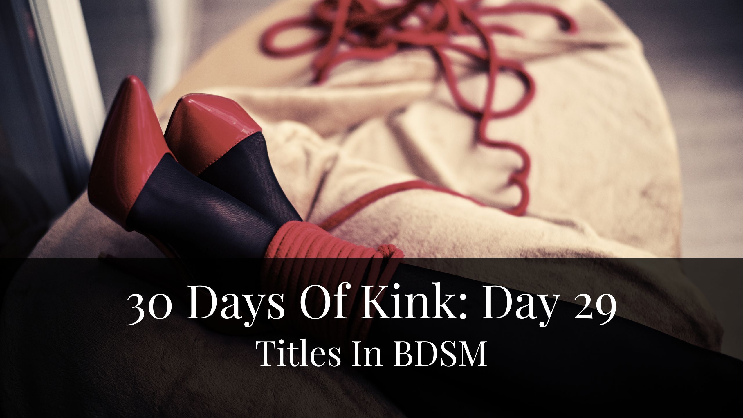 30 Days Of Kink: Titles In BDSM
